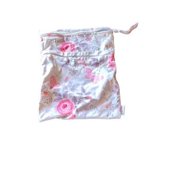 ALVABABY Floral Waterproof Wet Bag 100% Polyester for Cloth Diapers & Swimwear - Picture 1 of 5